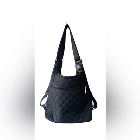 Sondra Roberts Handbags - Sondra Roberts Quilted Black Backpack